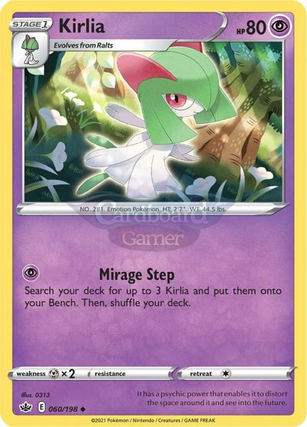 060/198 Kirlia Uncommon Chilling Reign Single Card