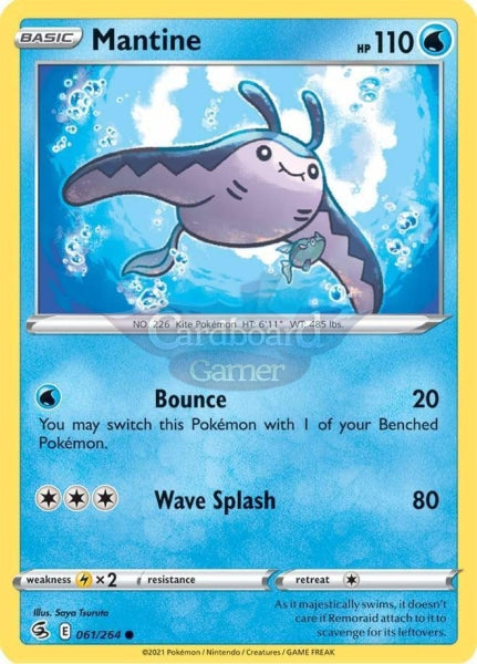 061/264 Mantine Common Fusion Strike Single Card