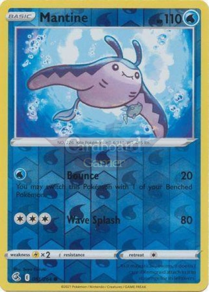 061/264 Mantine Common Reverse Holo Fusion Strike Single Card