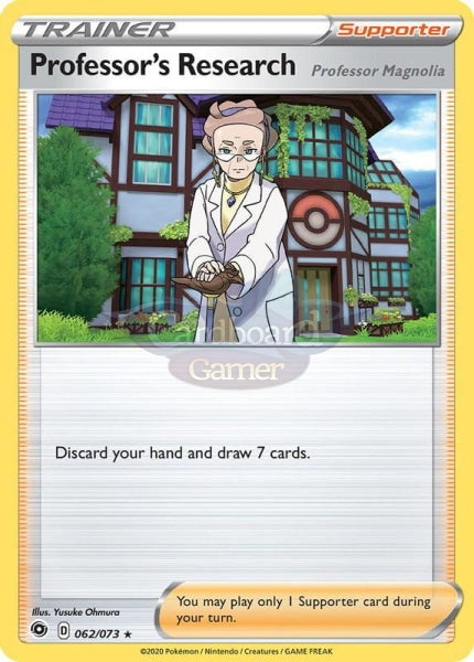 062/073 Professors Research Holo Rare Champions Path Single Card