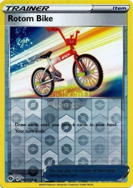 063/073 Rotom Bike Trainer Uncommon Reverse Holo Champions Path Single Card