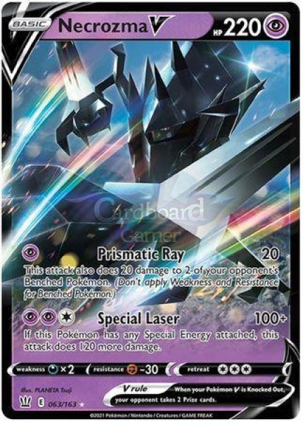 063/163 Necrozma V Ultra Rare Battle Styles Single Card