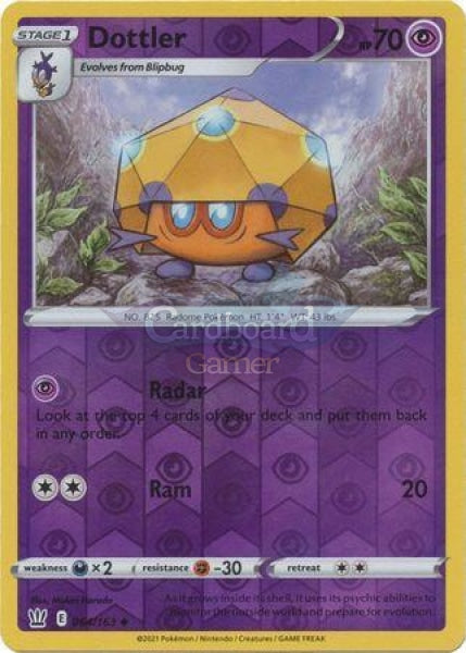 064/163 Dottler Reverse Holo Uncommon Battle Styles Single Card