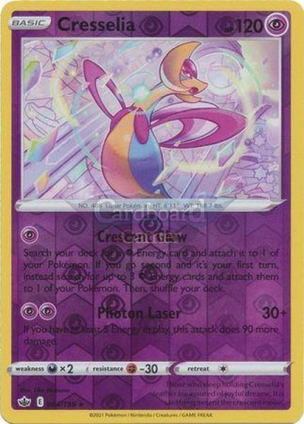 064/198 Cresselia Rare Reverse Holo Chilling Reign Single Card