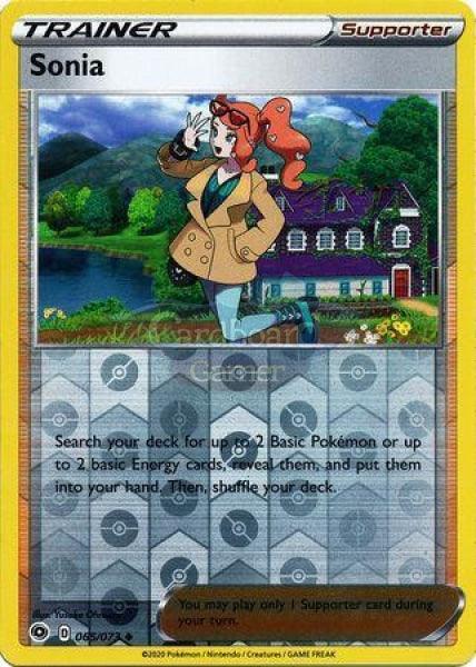 065/073 Sonia Trainer Uncommon Reverse Holo Champions Path Single Card