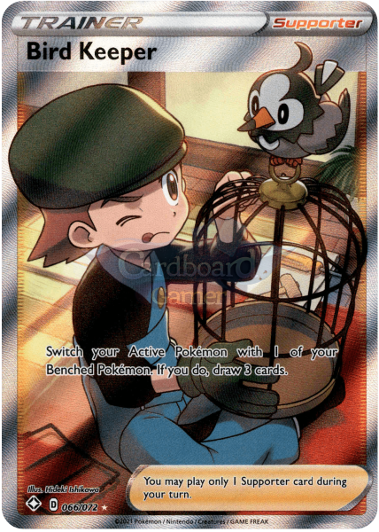 066/072 Bird Keeper Full Art Ultra Rare Shining Fates Single Card