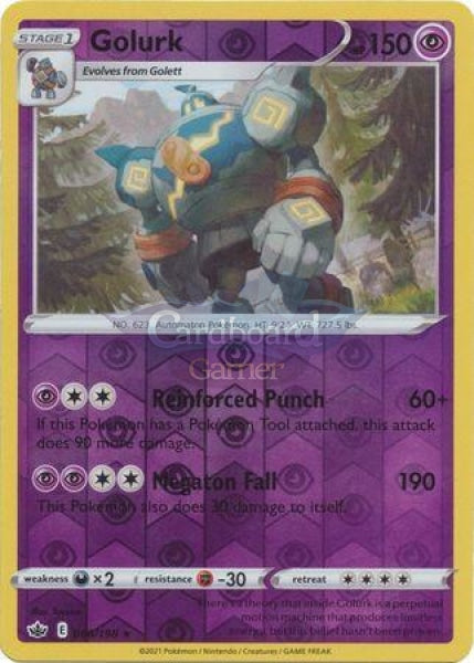 066/198 Golurk Rare Reverse Holo Chilling Reign Single Card