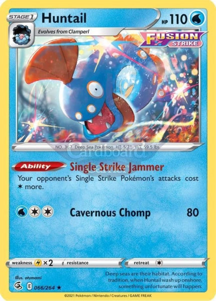 066/264 Huntail Rare Fusion Strike Single Card