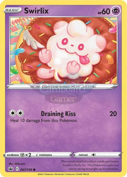 067/198 Swirlix Common Chilling Reign Single Card