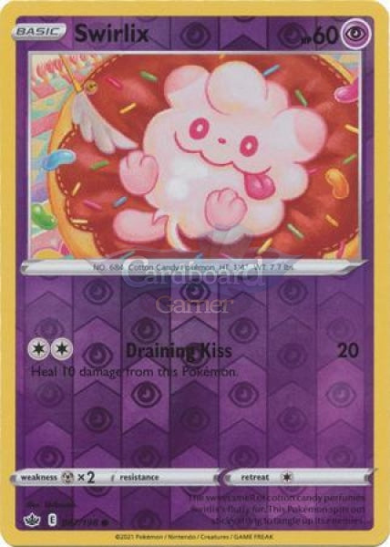 067/198 Swirlix Common Reverse Holo Chilling Reign Single Card