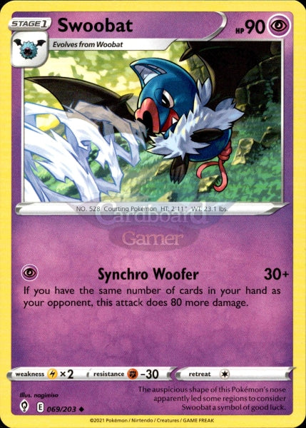 069/203 Swoobat Evolving Skies Single Card