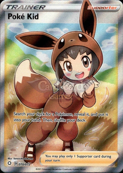 070/072 Poke Kid Full Art Ultra Rare Shining Fates Single Card