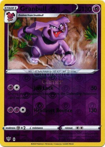 071/189 Granbull Rare Reverse Holo Darkness Ablaze Single Card