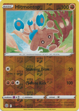 072/172 Hitmontop Uncommon Reverse Holo Brilliant Stars Pokemon TCG