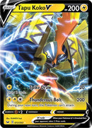 072/202 Tapu Koko V Ultra Rare Sword & Shield