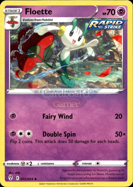 072/203 Floette Evolving Skies Single Card