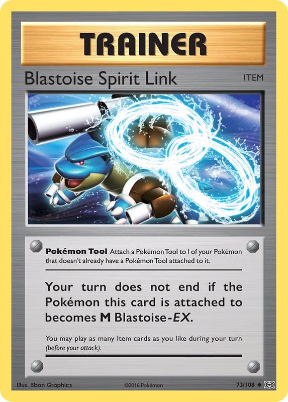 73/108 Blastoise Spirit Link Uncommon Trainer Evolutions