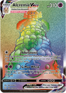 073/072 Alcremie Vmax Hyper Rare Shining Fates Single Card