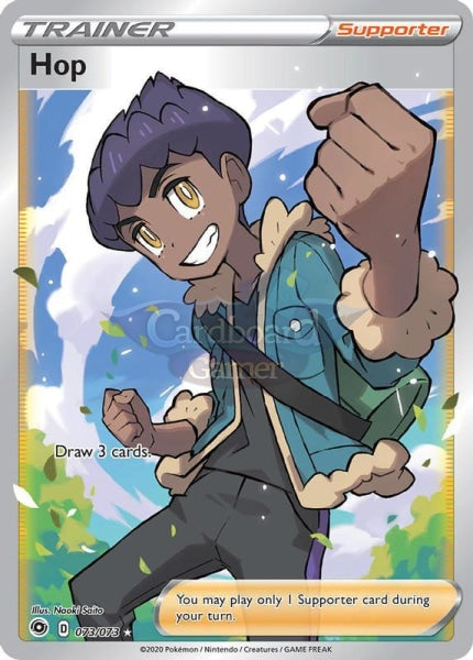 073/073 Hop Full Art Trainer Ultra Rare Champions Path Single Card