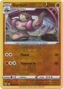 074/163 Gurdurr Reverse Holo Uncommon Battle Styles Single Card