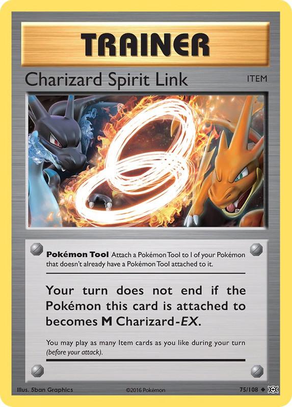 75/108 Charizard Spirit Link Uncommon Trainer Evolutions