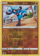 078/172 Riolu Common Reverse Holo Brilliant Stars Pokemon TCG