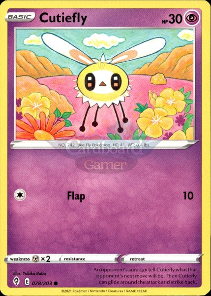 078/203 Cutiefly Evolving Skies Single Card