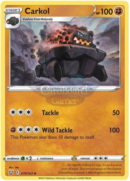 079/163 Carkol Uncommon Battle Styles Single Card