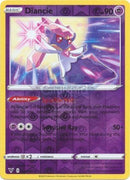 079/185 Diancie Holo Rare Reverse Vivid Voltage Single Card