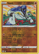 081/172 Sawk Common Reverse Holo Brilliant Stars Pokemon TCG