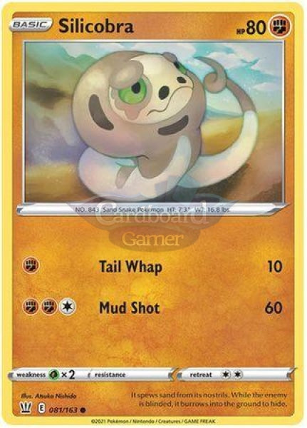 081/163 Silicobra Common Battle Styles Single Card