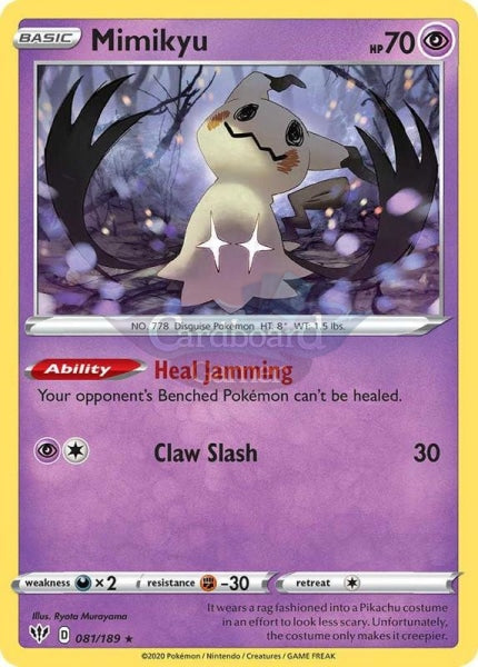 081/189 Mimikyu Rare Darkness Ablaze Single Card