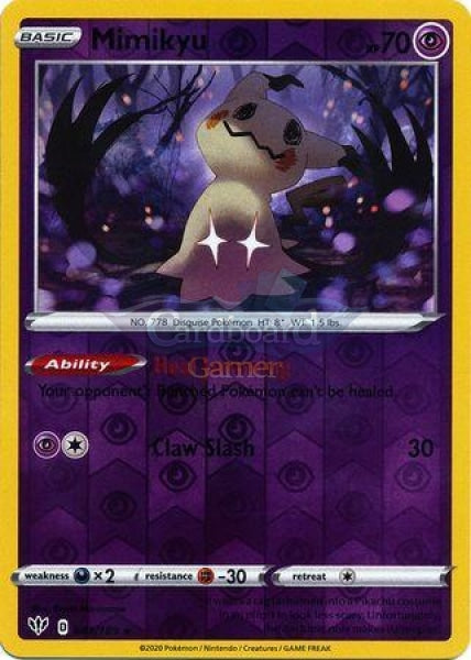 081/189 Mimikyu Rare Reverse Holo Darkness Ablaze Single Card