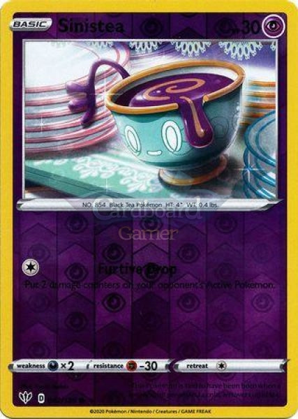 082/189 Sinistea Common Reverse Holo Darkness Ablaze Single Card