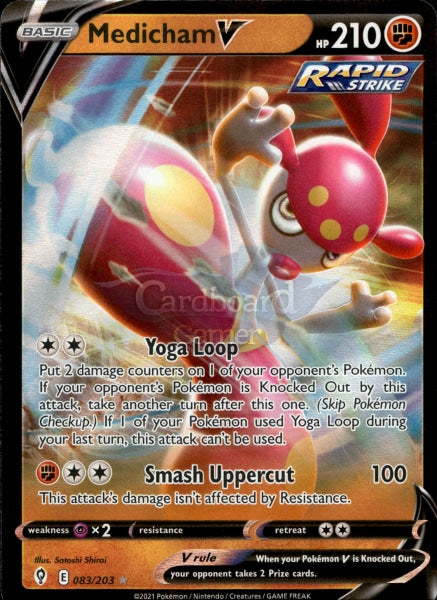 083/203 Medicham V Evolving Skies Single Card