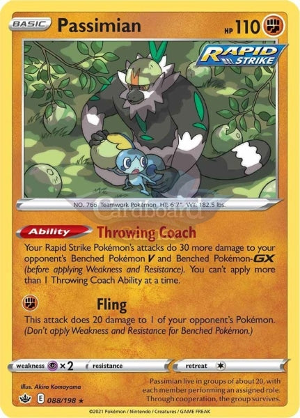 088/198 Passimian Rare Chilling Reign Single Card