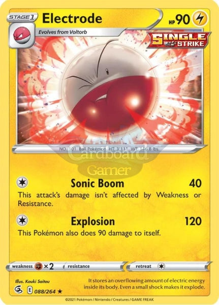 088/264 Electrode Rare Fusion Strike Single Card