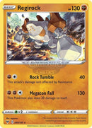 089/185 Regirock Holo Rare Vivid Voltage Single Card