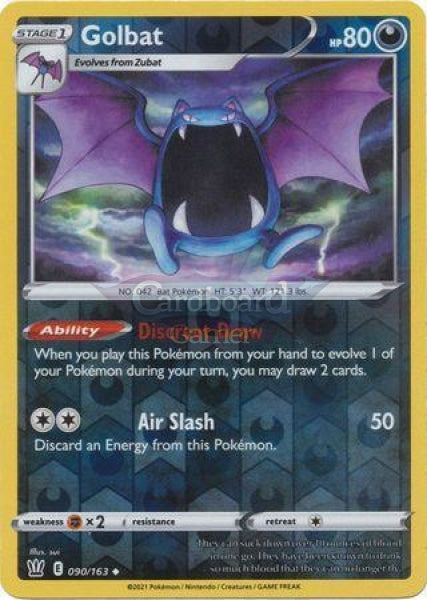 090/163 Golbat Reverse Holo Uncommon Battle Styles Single Card
