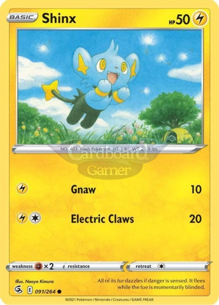 091/264 Shinx Common Fusion Strike Single Card