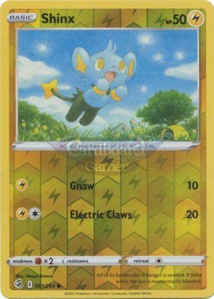 091/264 Shinx Common Reverse Holo Fusion Strike Single Card