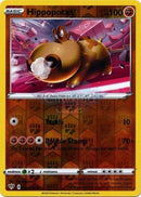 093/189 Hippopotas Common Reverse Holo Darkness Ablaze Single Card