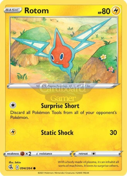 094/264 Rotom Common Fusion Strike Single Card