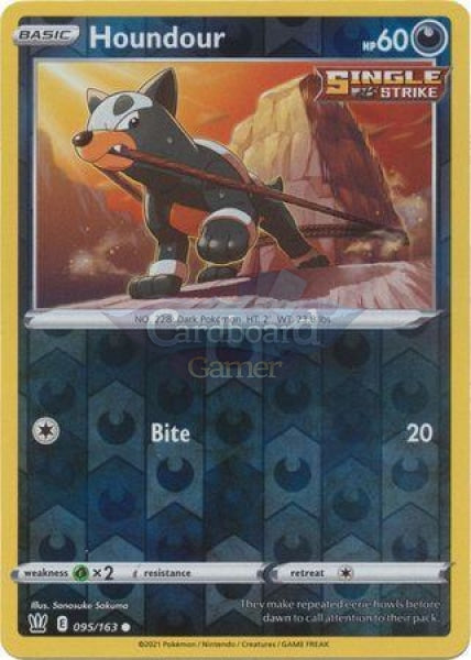 095/163 Houndour Reverse Holo Common Battle Styles Single Card