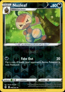 096/203 Nuzleaf Reverse Holo Evolving Skies Single Card