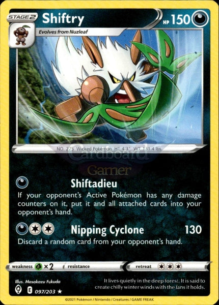 097/203 Shiftry Evolving Skies Single Card