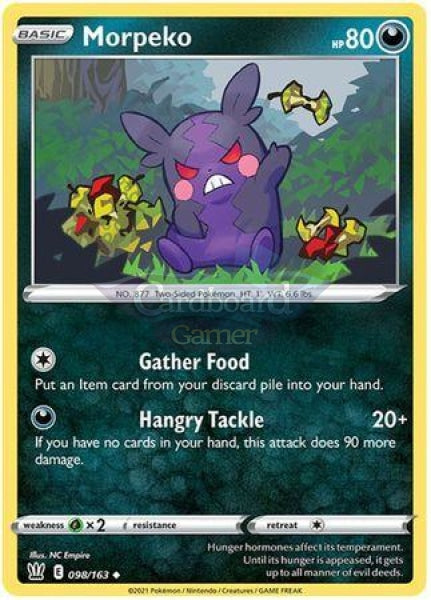 098/163 Morpeko Uncommon Battle Styles Single Card