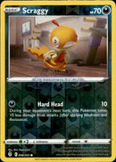 098/203 Scraggy Reverse Holo Evolving Skies Single Card