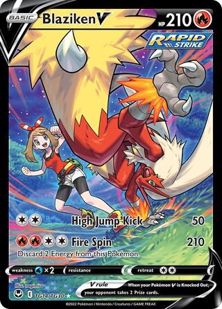 TG14/TG30 Blaziken V Silver Tempest