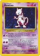 10/102 Mewtwo Holo Rare Base Set Unlimited
